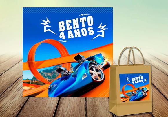 Adesivo Sacolinha - Hot Wheels (digital)