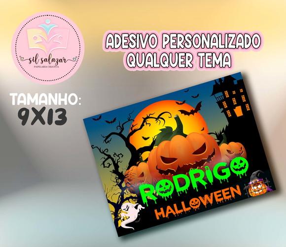 Adesivo Sacolinha P - Halloween