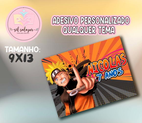 Adesivo Sacolinha P - Naruto