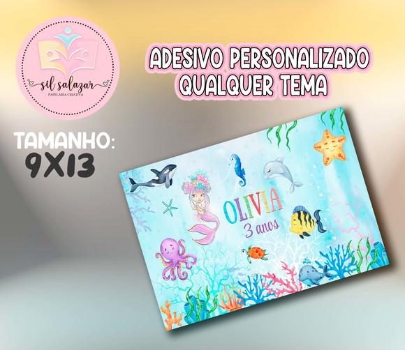 Adesivo Sacolinha P - Sereia