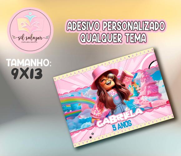 Adesivo Sacolinha P - Roblox Menina 02