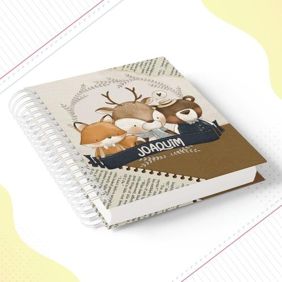 Agenda Berçario - Animais Vintage