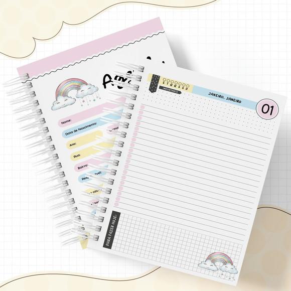 Agenda Escolar 2026 - Arco Iris Candy