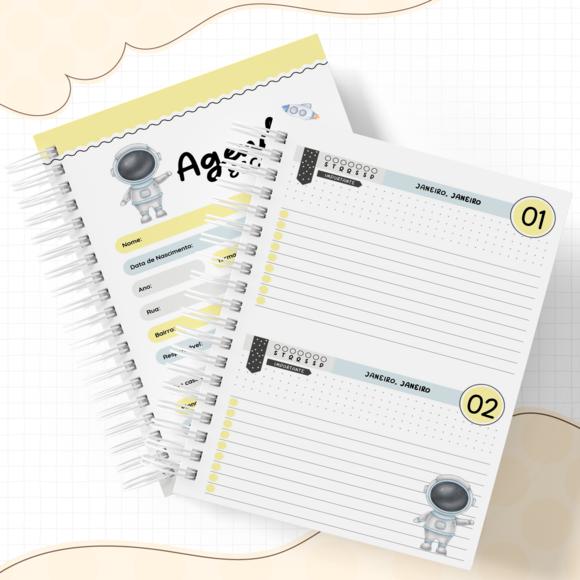 Agenda Escolar 2026 - Astronauta (2dpp)