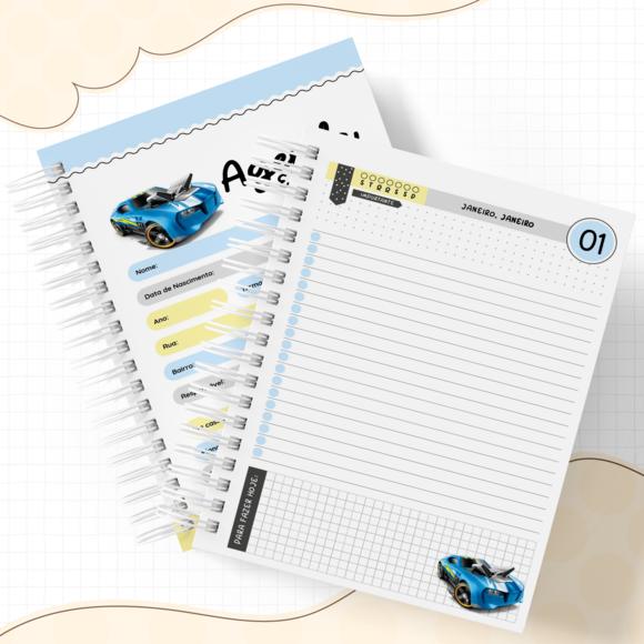 Agenda Escolar 2026 - Hot Wheels (1dpp)