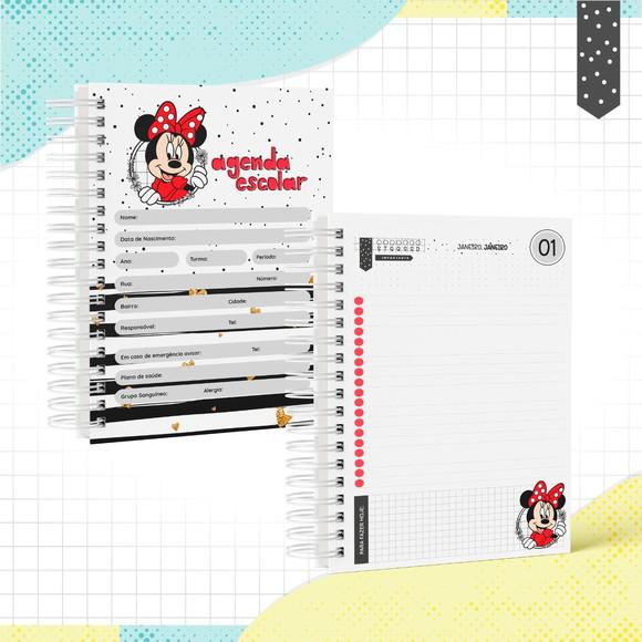 Agenda Escolar 2026 - Minnie Vermelha