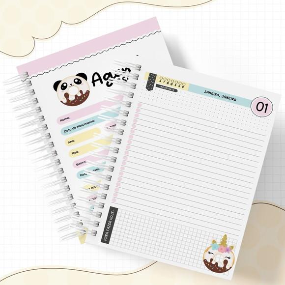 Agenda Escolar 2026 - Panda Donuts