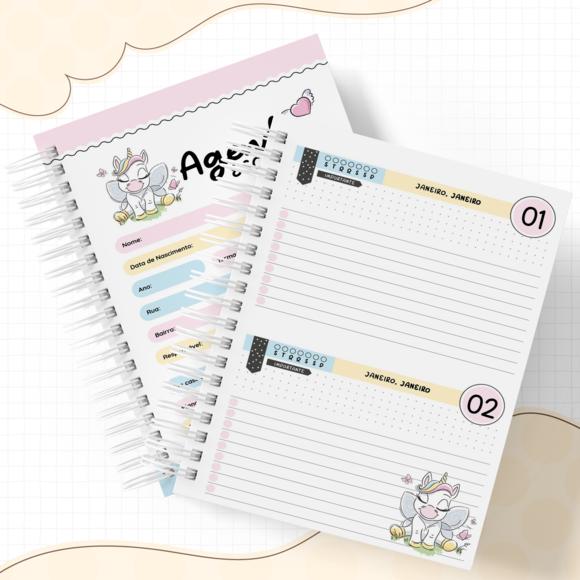 Agenda Escolar 2026 - Unicornio (2dpp)