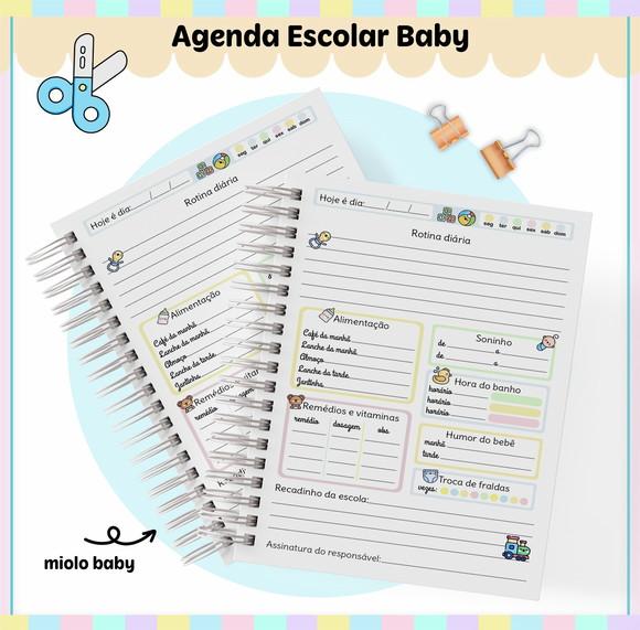 Agenda Escolar Berçario - Menino