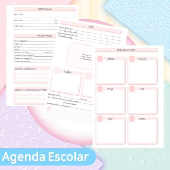 Agenda Escolar Datada 2026 - Moranguinho