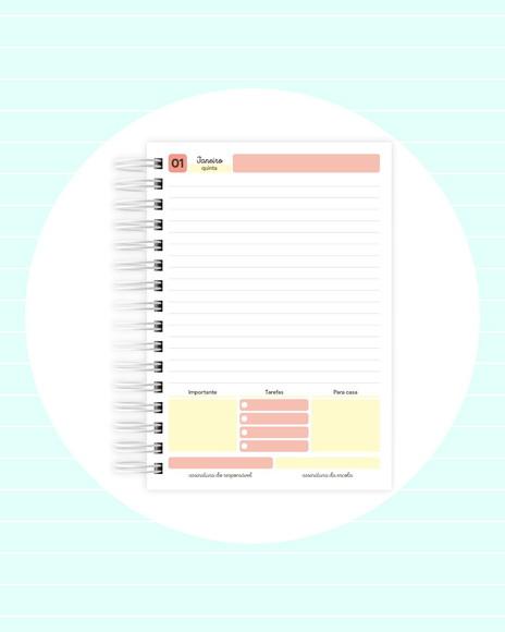 Agenda Escolar Datada 2026 - Oncinha Puket