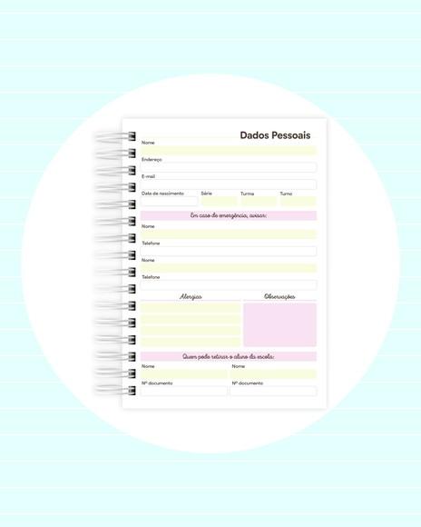 Agenda Escolar Datada 2026 - Panda Donuts Puket 02