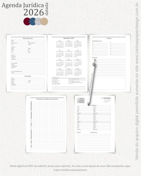 Agenda Jurídica - 2026 (modelo02)
