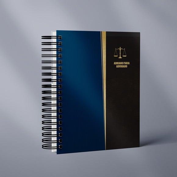 Agenda Jurídica 2026 - Azul e Preto