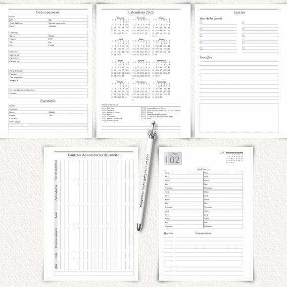 Agenda Jurídica 2026 - Datada