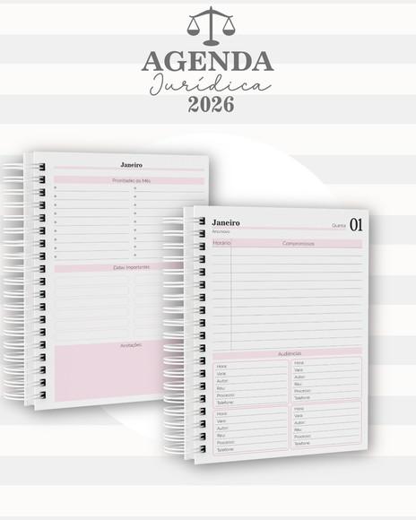 Agenda Jurídica 2026 (mas ou Fem)