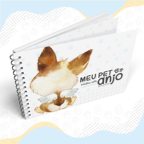 Álbum Meu Pet Virou Anjo (azul)