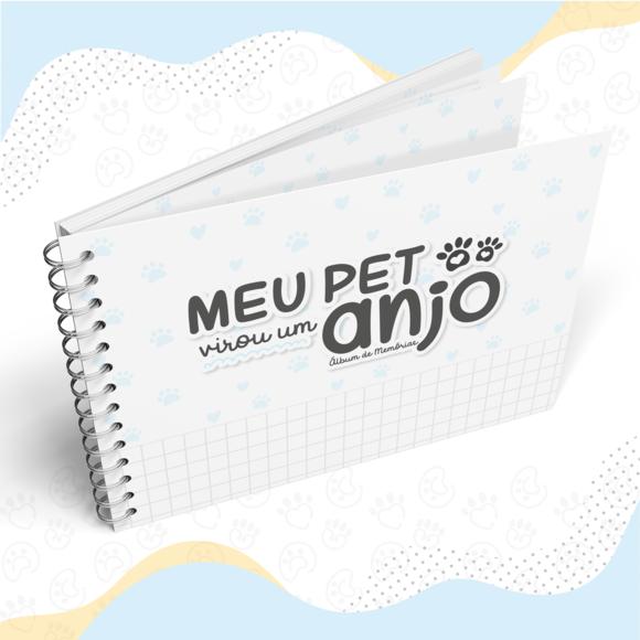 Álbum Meu Pet Virou Anjo (azul)