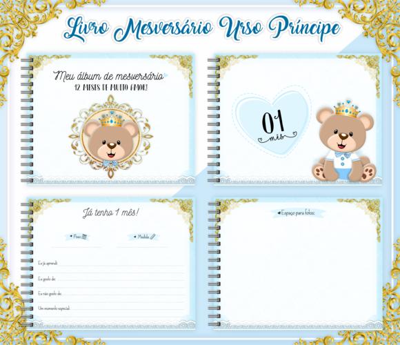 Album Mesversario (19 X 24) - Urso Príncipe