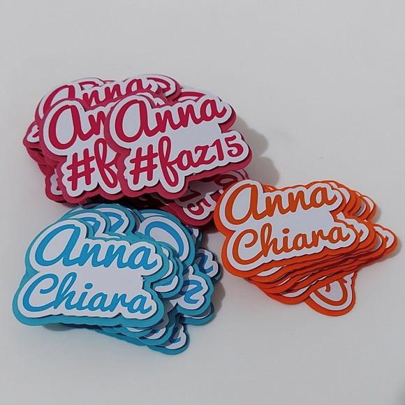 Aplique Nome 3d Personalizado (qualquer Cor)