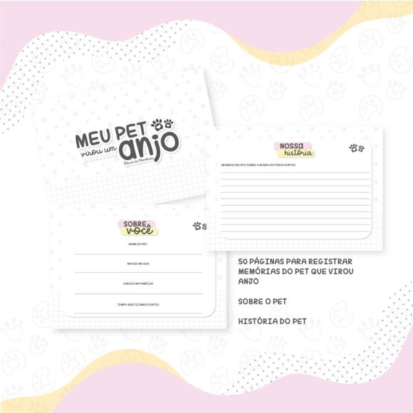 Álbum Meu Pet Virou Anjo (rosa)