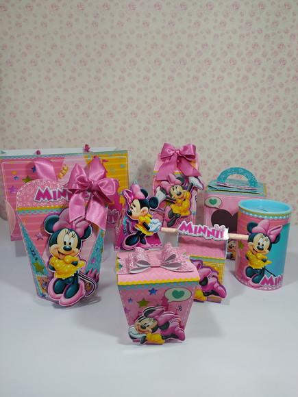 Arquivo de Corte - Festa Pronta - Minnie Rosa