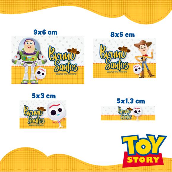Arquivo digital Etiqueta Escolar - Toy Story