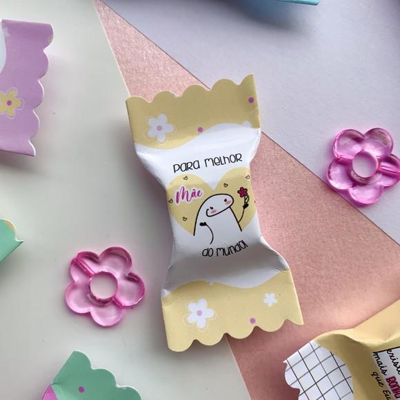 Bala Personalizada Caramelo - Dia das Mães (100un)