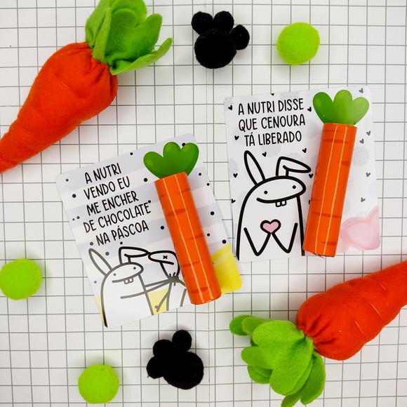 Brinde Páscoa - Cartão Baton - Flork