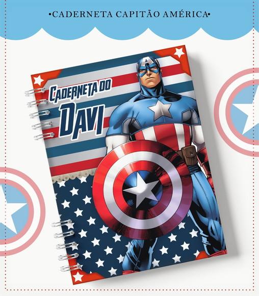 Caderneta De Vacina - Capitão America