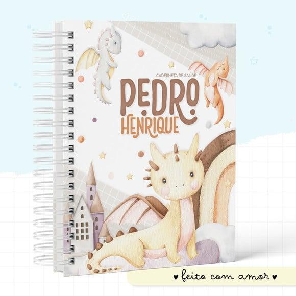 Caderneta de Vacina - Dragoes Baby + Chaveiro