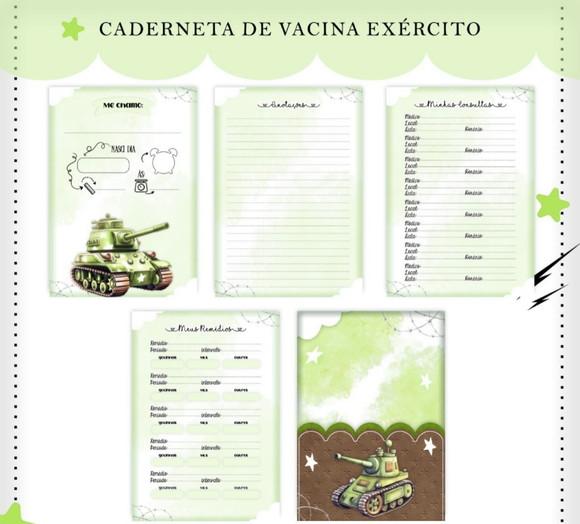 Caderneta de Vacina - Exercito