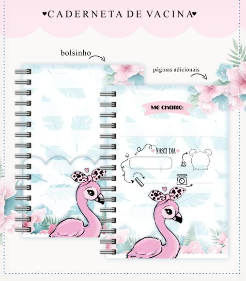 Caderneta De Vacina - Flamingo