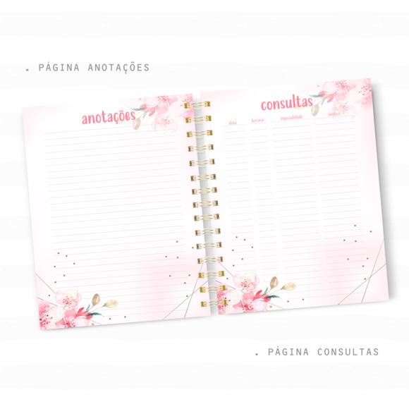 Caderneta De Vacina - Floral 02