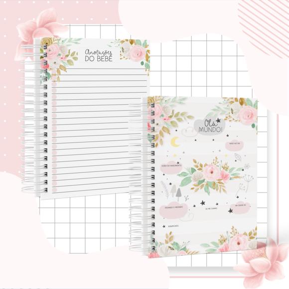 Caderneta de Vacina - Floral 03