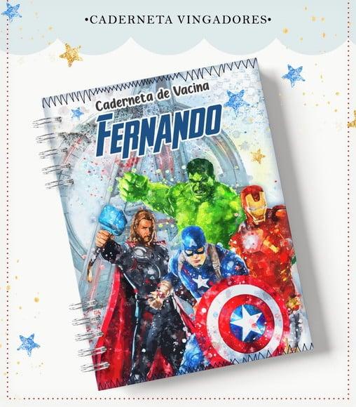 Caderneta De Vacina - Vingadores