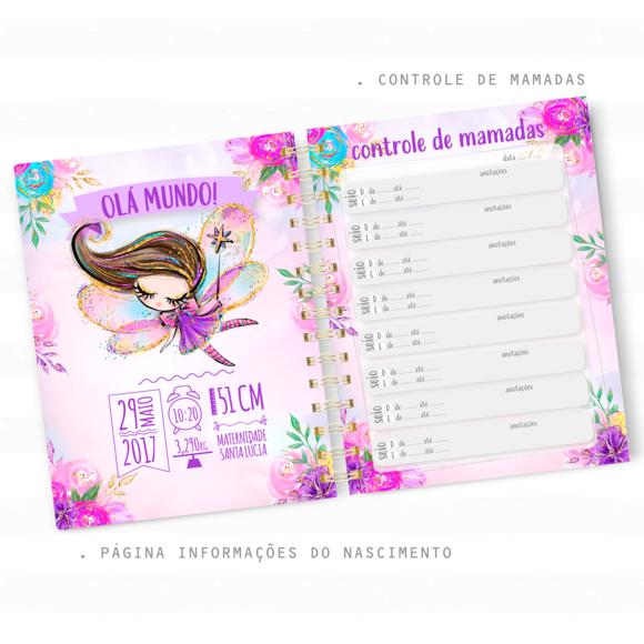 Caderneta de Vacinação - Fada + Chaveiro
