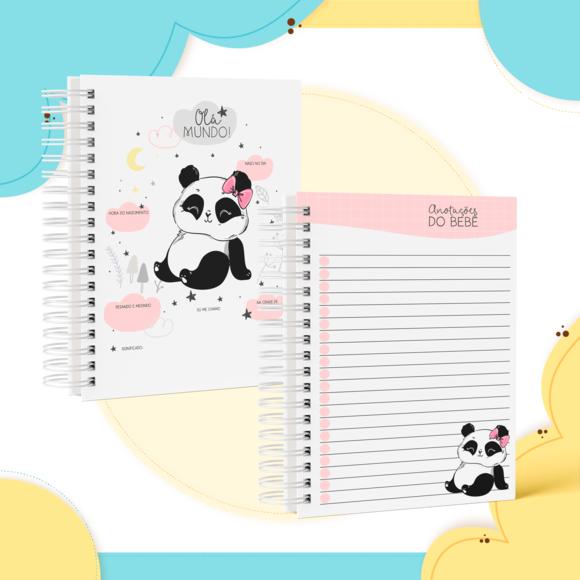 Caderneta de Vacinação - Panda Menina 02