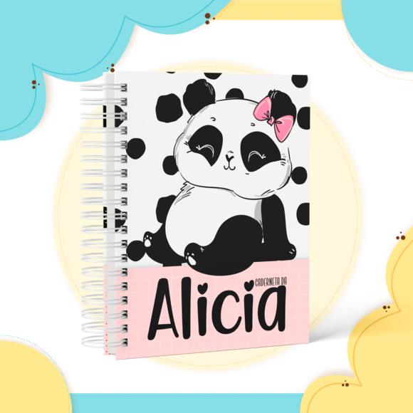 Caderneta de Vacinação - Panda Menina 02