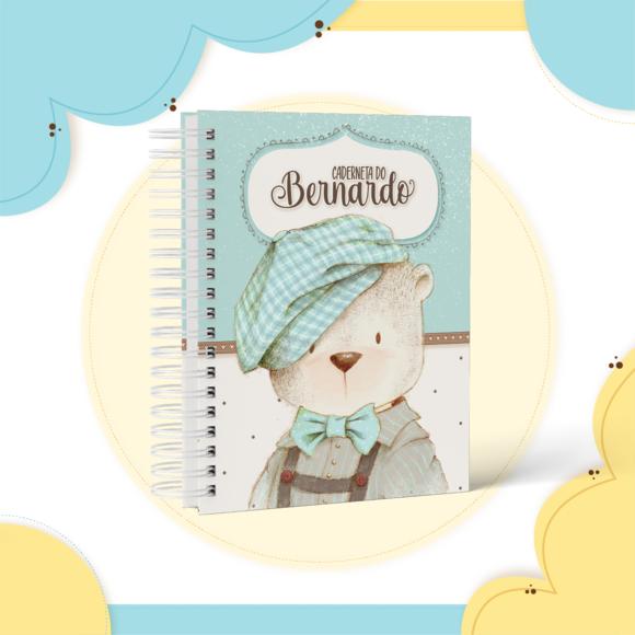 Caderneta de Vacinação - Ursinho Vintage + Chaveiro
