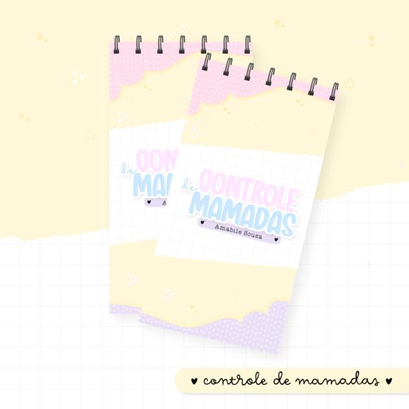 Caderno Anotações - Controle de Mamadas (menino ou Menina)