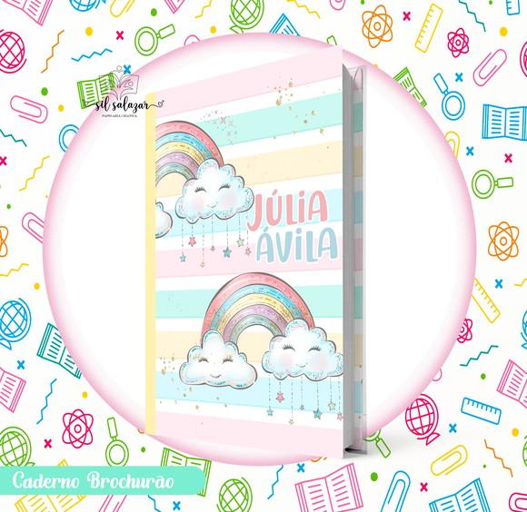 Caderno Brochurão (g) - Arco Iris