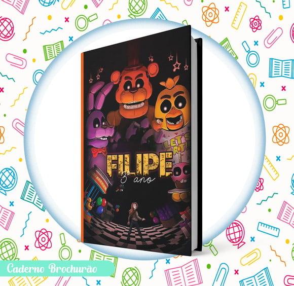 Caderno Brochurão (g) - Animatronics - Fnaf