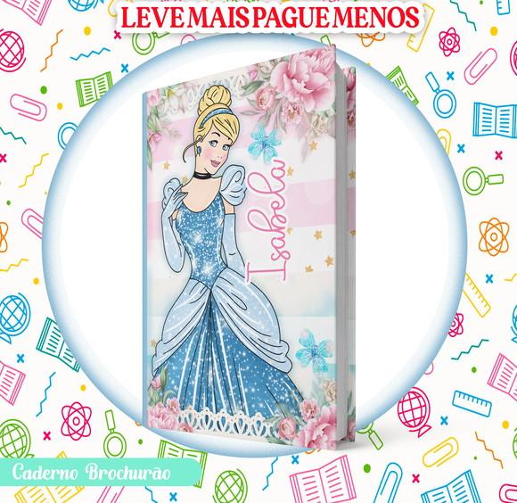 Caderno Brochurão (g) - Cinderela (promocional)