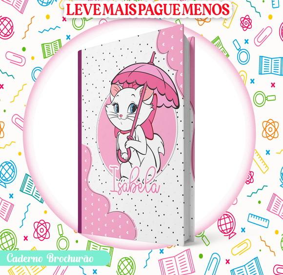 Caderno Brochurão (g) - Gatinha Marie (promocional)