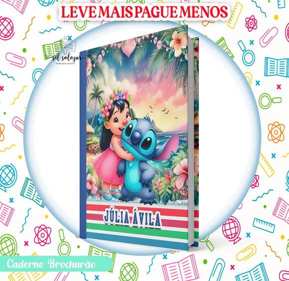 Caderno Brochurão (g) - Lilo e Stitch (promocional)