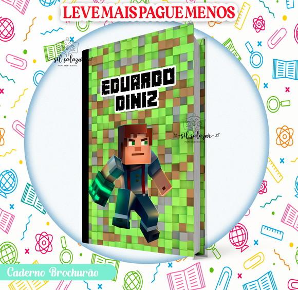Caderno Brochurao (g) - Minecraft (promocional)
