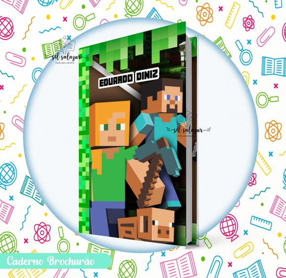 Caderno Brochurao (g) - Minecraft 01
