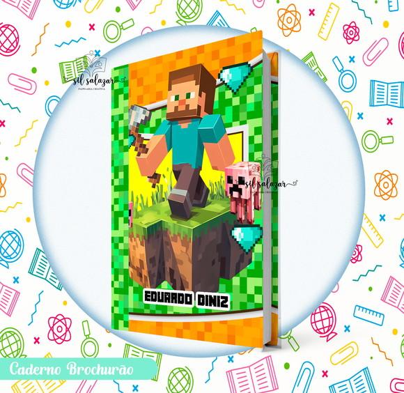 Caderno Brochurao (g) - Minecraft