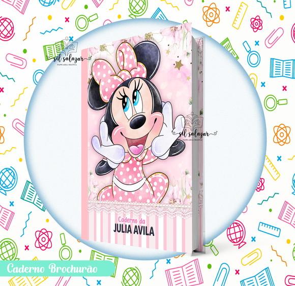 Caderno Brochurão (g) - Minnie Rosa 02